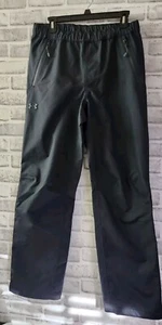 Under Armour UA Golf Stormproof Lined Rain Pants Men’s Sz S Black 1369255-001 - Picture 1 of 4
