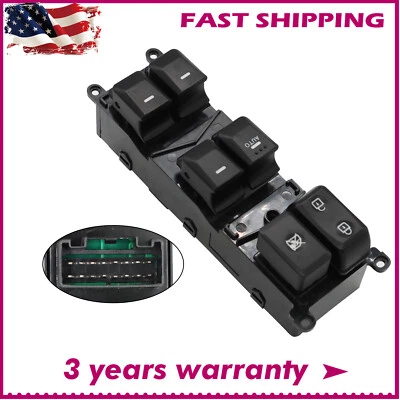 Interruptor de bloqueo de puerta de control de ventana del conductor para Kia Rio Pride 2012 2013 2014 2015 nuevo Foto 1 de 4