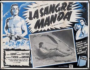 L839      THE VANISHING AMERICAN, Mexican movie lobby card '55 Zane Grey, Navajo