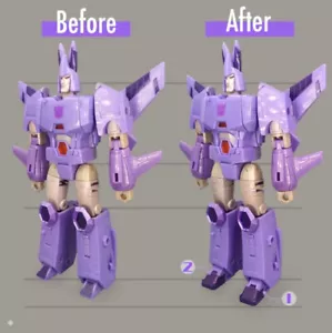 Solo piezas de actualización de pies y relleno de Transformers Kingdom Cyclonus Go Better GX37 - Imagen 1 de 8