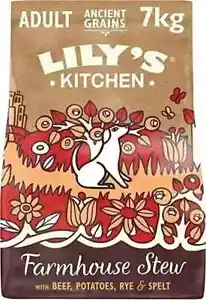 7 kg Lilys Kitchen Farmhouse Eintopf Rind Kartoffeln Dinkel Trockenfutter Adult Hundefutter Lily's - Bild 1 von 1
