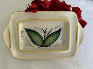 Rare Bella Casa By Ganz Valerio Ceramic Dish Collection 8 x 5 Inch - Picture 1 of 4