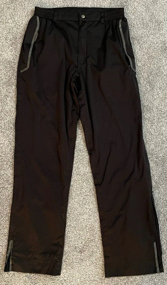 Sun Mountain Rain Wear Women’s Size L 30 x 30 Black Polyester Golf Pants (C5) - Image 1 of 4