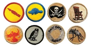 8 medallones de patrulla Boy Scouts - Imagen 1 de 1