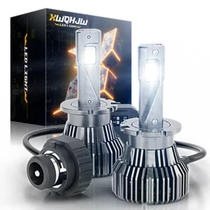 XWQHJW D4S D4R LED Headlight Bulb Replace HID Xenon Lamp 6000K Bright 40000LM - Picture 1 of 11