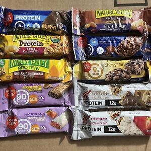 120 Kellogg's Special K Fiber one Nature Valley Variety Lot Protein Bar
