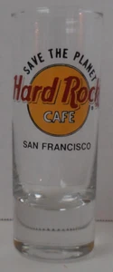 Hard Rock Cafe Save The Planet San Francisco Shot Glass 4" - Picture 1 of 2