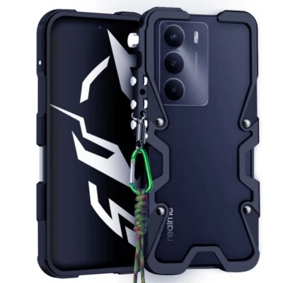 Luxury Metal Aluminum bumper Shockproof case For Realme 14X / 14 Pro+ / 14 Pro - Image 1 of 4