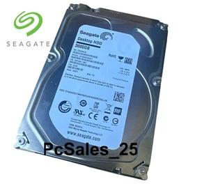 Seagate Barracuda ST3000DM001 3 TB 3.5" SATA III Desktop Hard Drive Fully Tested - Afbeelding 1 van 2