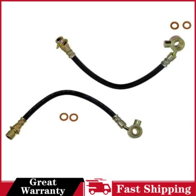 Par de 2 mangueras hidráulicas de freno delantero Dorman para camioneta Chevrolet C10 1971 1972 -PG Foto 1 de 3