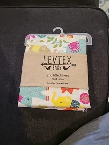 Zahara Fitted Sheet - Levtex Baby NWT - Picture 1 of 7