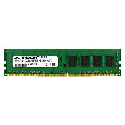 8GB DDR4 2400MHz PC4-19200 DIMM (Hynix HMA81GU6MFR8N-UH Equivalent) Memory RAM - Image 1 of 2