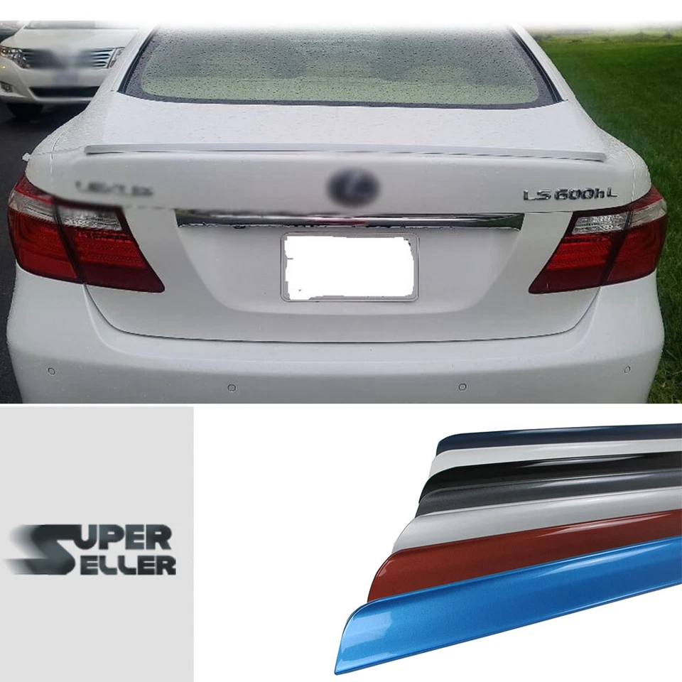 Fit For Lexus LS460 Rear Boot Trunk Lip Spoiler 2007-2012 Painted Foto 1 de 1