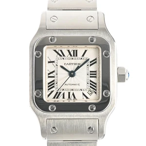 CARTIER UHR SANTOS GALBE SM W20054D6 AUTOMATIK SILBER EDELSTAHL DAMEN - Bild 1 von 8