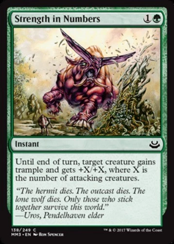 x1 Strength in Numbers - Modern Masters 2017 - NM - MTG - Image 1 of 1