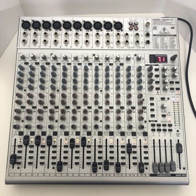 Behringer Eurorack UB2442Fx-Pro 24 Input Audio Mixer WORKS - Image 1 of 4