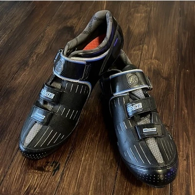 Zapatos de ciclismo Bontrager azules y negros para hombre talla 14,5 EE. UU. 49 EUR Race Road  Foto 1 de 4