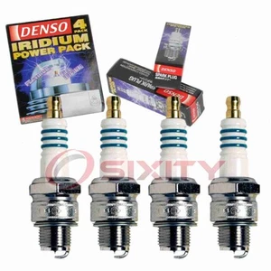 4 pc Denso Iridium Power Spark Plugs for 1956-1959 Porsche 356A 1.6L H4 mk - Picture 1 of 5