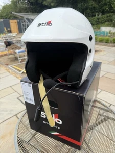 Stilo Sport Plus Open Face Lightweight Rally Helmet Size XL With Com's - Picture 1 of 17