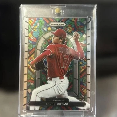 Shohei Ohtani LOS ANGELES Stained Glass Baseball Card SG-3 NRMT - Image 1 of 2