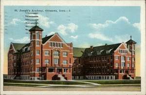 Ottumwa,IA St. Joseph Academy 1930 Wapello County Iowa Postcard - Picture 1 of 2