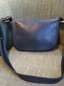 Vintage Coach Classic Patricia's Legacy Crossbody Bag #9951 Black Leather - Picture 1 of 21