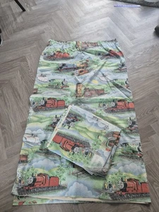 Rare Vintage, Thomas The Tank Engine Curtains, Britt Alcroft 1989, W68" X T56" - Bild 1 von 3