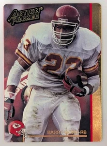 Barry Word 1992 Action Packed Football Card #118 Kansas City Chiefs - Picture 1 of 10