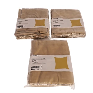 Lot of 3 Ikea SANELA Cushion Cover Light Brown 20x20 205.653.90 New Sealed - Picture 1 of 3