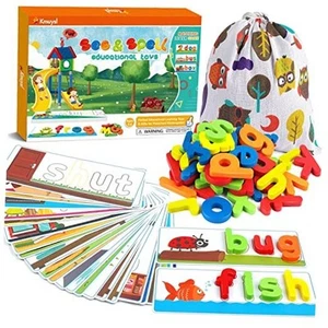  Learning Toys for 2 3 4 5 6 Years Old Boys and Girls - See & Spell CVC Word  - Picture 1 of 7