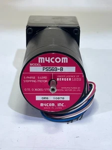 Mycom PS569-B Berger Lahr 5-Phase Stepper Motor + Kamo Ball Reducer PS569BG01B - Picture 1 of 4
