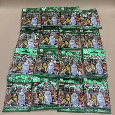 LEGO Complete Set Of Series 11 Collectible Minifigures 71002 - New Sealed 16 CMF - Image 1 of 4