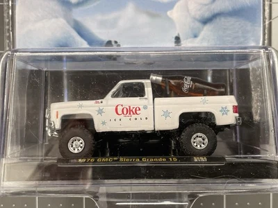 M2 Machines Coca Cola Walmart Exclusive 1973 Chevrolet Cheyenne Super 10 4x4 - Image 1 of 4