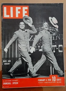 LIFE MAGAZIN 4. Februar 1946 Bob Hope Bing Crosby, Hirohitoa Florida Gilda Anzeigen - Bild 1 von 2