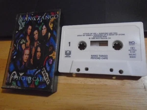 RARE OOP PROMO Bang Tango CASSETTE TAPE Psycho Cafe hair metal 1989 mca rock ! - Picture 1 of 2