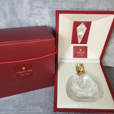 Remy Martin Luis XIII 13 Grande Champagne Coñac Botella Cristal Vacía Estuche Caja Foto 1 de 4