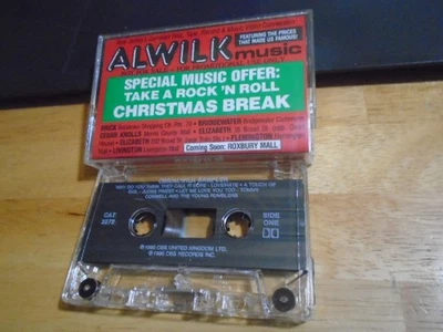 RARE PROMO Alwilk Records new jersey CASSETTE TAPE Cheap Trick JUDAS PRIEST 1990 - Image 1 of 2