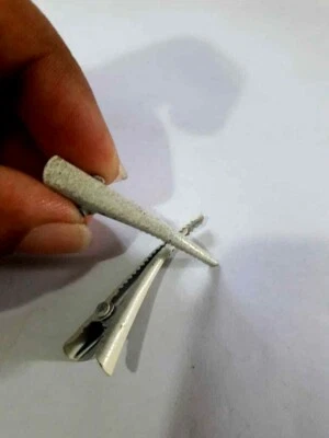 Lady Fashion Hair Claw Shiny Acrylic Small Hairpins Glitter Ponytail Crab Clips - Image 1 of 4