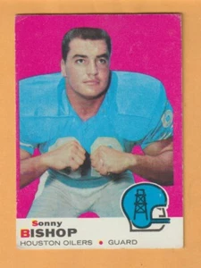 Sonny Bishop Houston Oilers 1969 Topps #88 Fresno State Bulldogs El Cajon CA - Imagen 1 de 2