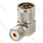 N Type Male Plug to UHF SO-239 Female Jack Right Angle Adapter Connector Adaptor