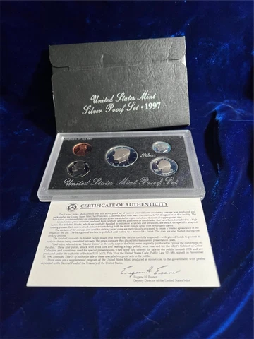 1997 S Silver Proof Set Cover