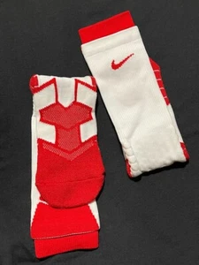 Nike Vapor ELITE Fußball Crew Socken PSX311-165 weiß rot großer Mülleimer 18 - Bild 1 von 2