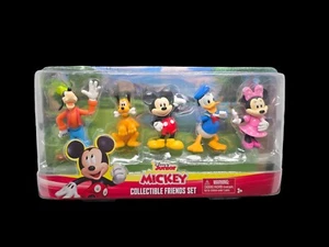 Disney Jr Mickey Mouse Collectible Friends Set 5 Figures Minnie Goofy Pluto Duck - Picture 1 of 12
