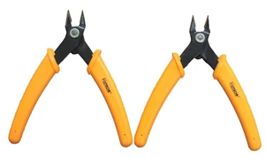 2PC Hoteche Electronic Nipper Thin Jaw 4.5in 115mm Alloy Steel - Picture 1 of 5