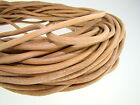 Leather string round 6 mm (from €2.07/m) round 6 mm. Nature. Leather strap. Length: Selectable