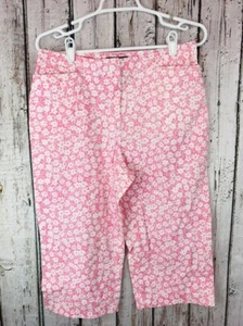 Charter Club Womens Pedalpusher Size 12 Pink Pockets Stretch (t30) - Picture 1 of 6