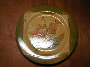 Ambiance PROVINCIAL FRUIT Dinner Plate 11 1/2" Green Gold 1 ea       7 available - Picture 1 of 5