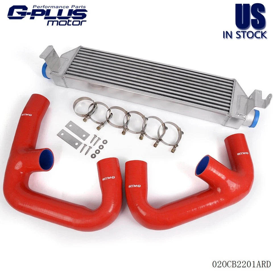 Upgrade FMIC Twin Intercooler + hose Kit Fits For Volkswagen Golf R GTI MK7 2.0T - Image 1 of 4