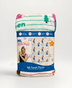 NEW Ms. Rachel 50in x 70in Kids' Super Soft Silk Touch Throw Blanket - Picture 1 of 5