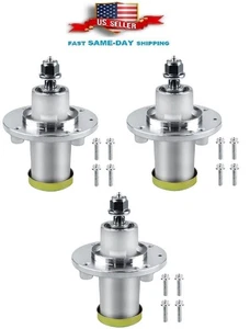 3 Pcs For RedMax YT2448F YT2348F RZT48X RZT48 / 48" Deck Spindle Assembly - Picture 1 of 7